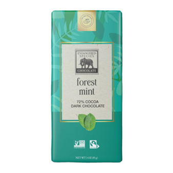Endangered Forest Mint Dark 72% 3oz bar