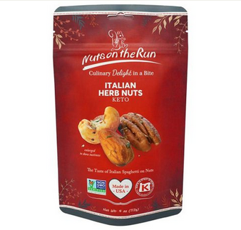 Nuts On The Run Italian Herb Nuts 4oz