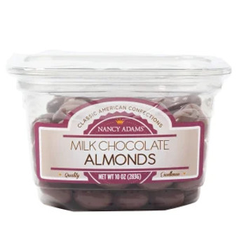 Nancy Adams Milk Choc Almonds 10oz