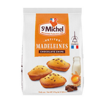 St Michel Madeleines Petite Sponge Cakes Choc Chip 6.17oz SALE