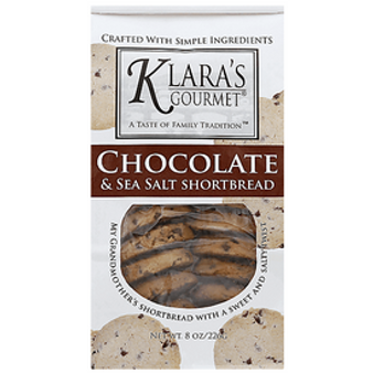 Klara’s Chocolate Sea Salt Shortbread 7oz SALE