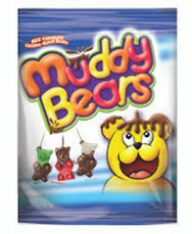 Muddy Bears Chocolate Gummis 5oz bag