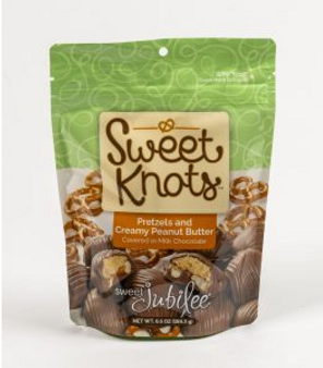 Jubilee Sweet Knots Pretzel PB MK Choc 6.5oz SALE