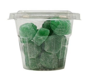 Spearmint Leaves candy 8oz tub