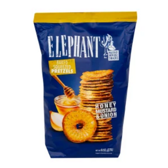 Elephant Pretzels Honey Mustard & Onion 9.52