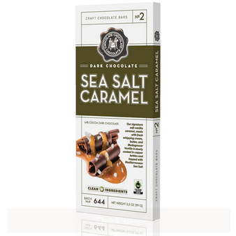 CCC Dark Sea Salt Caramel 3.5oz bar