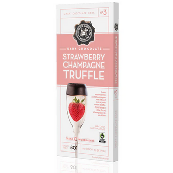 CCC Dark Strawberry Champagne 3.5oz bar