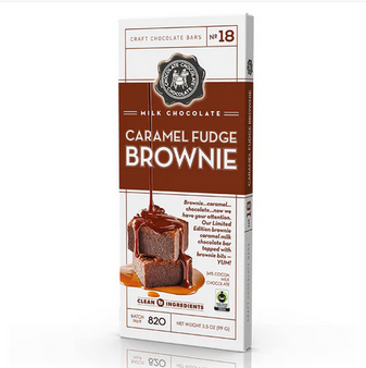 CCC Caramel Fudge Brownie 3.5oz bar