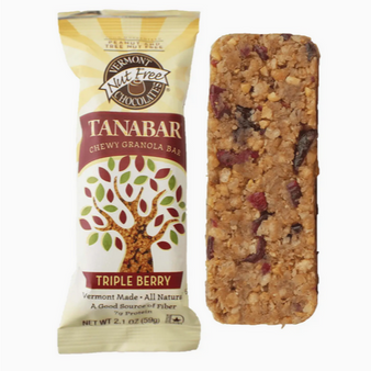 Vermont Nut Free Tanabar Granola Bar Triple Berry  2.1oz