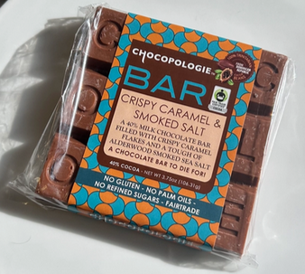Chocopologie Bar Crispy Caramel & Smoked Salt 3.75oz