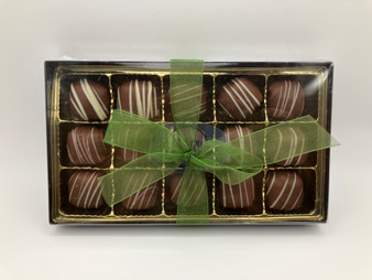 SAVOR Milk Chocolate Pecan Caramels 15pc 8oz gift box SALE