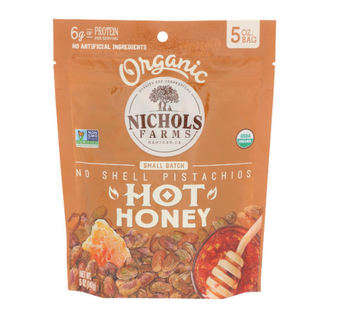 Nichols Organic Pistachios Hot Honey 5oz