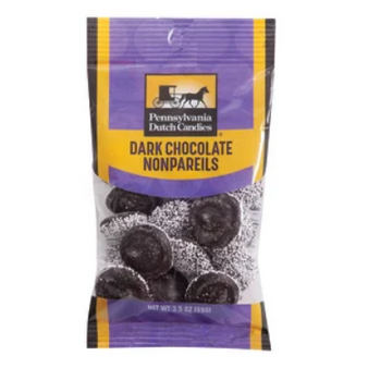 Penn Dutch Dark Chocolate Nonpareils 3.5oz bag