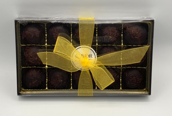 SAVOR Wicked Dark Chocolate Truffles Gift Box 15pc 11.5oz Small