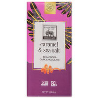 Endangered Caramel Sea Salt Dark 60% 3oz bar