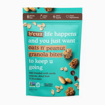 Bcuz Oats N Peanut Bites 3oz