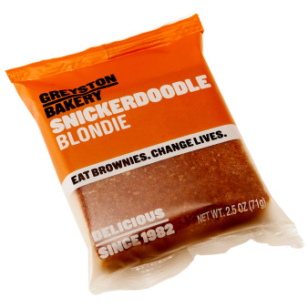 Greyston Bakery Snickerdoodle Blondie 2.5 oz