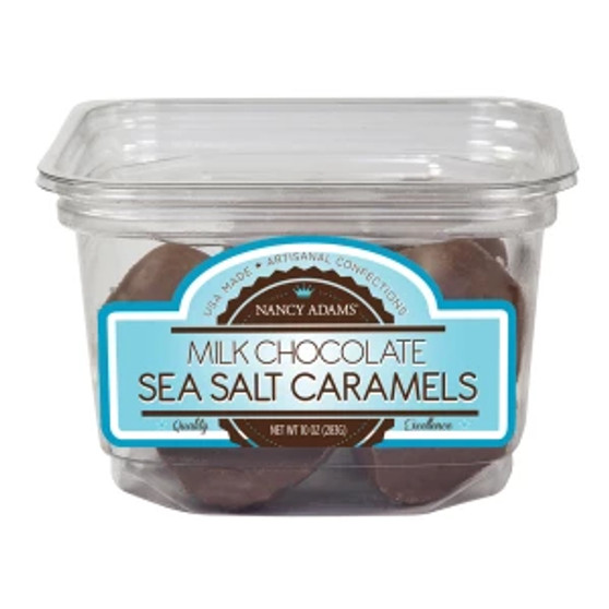 Nancy Adams Milk Choc Sea Salt Caramels 10 oz