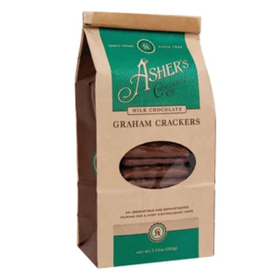Asher's Milk Chocolate Grahams 7.15oz bag