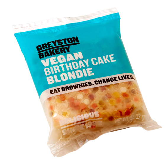 Greyston Bakery Vegan Birthday Cake Blondie 2.5 oz