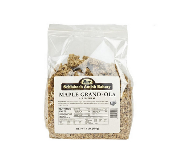 Schlabach Maple Natural Grand-ola Granola 1lb SALE