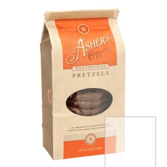 Asher's Milk Chocolate Pretzels 6.5oz bag