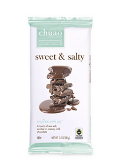Chuao Milk Chocolate Sweet & Salty 2.8oz bar