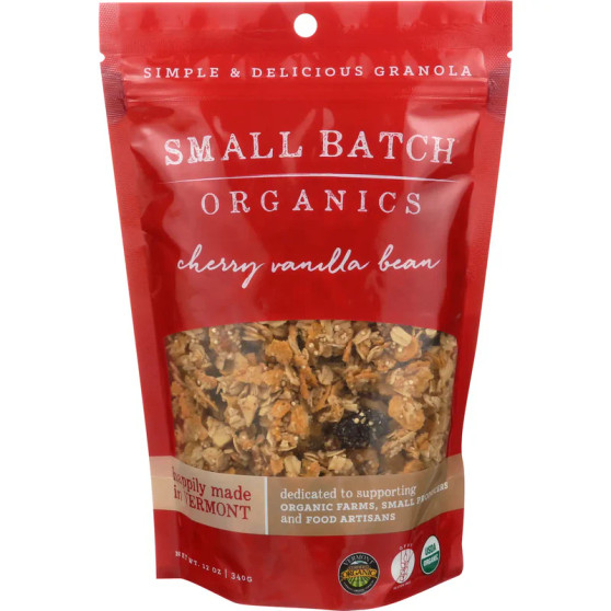 Small Batch Organics Cherry Vanilla Granola 12oz