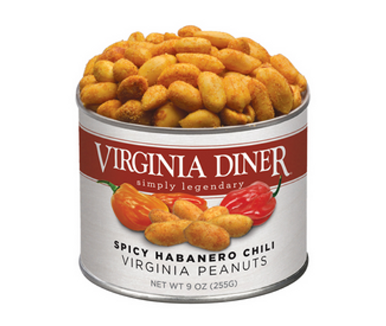 Virginia Diner Spicy Habanero Peanuts 9oz