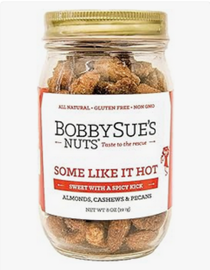 Bobby Sue's Some Like It Hot Nuts 8oz jar