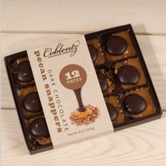Coblentz Chocolate Pecan Snapper (Dark) Gift Box 8oz SALE