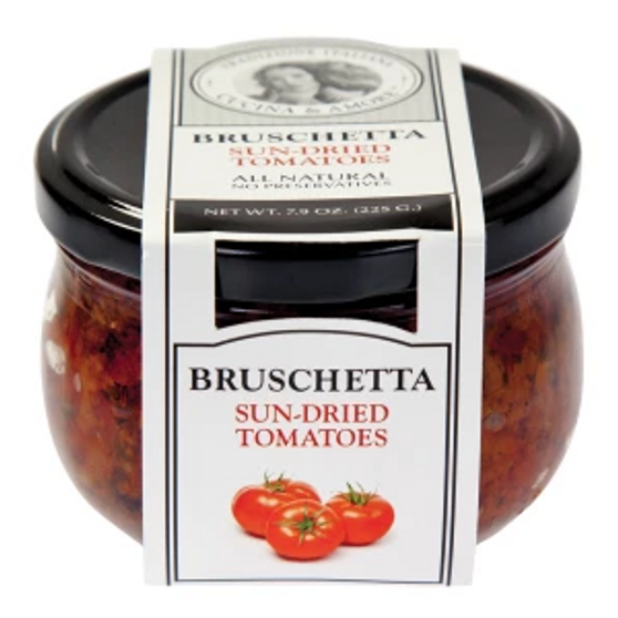 CUCINA & AMORE SUN-DRIED TOMATO BRUSCHETTA 7.9 OZ JAR