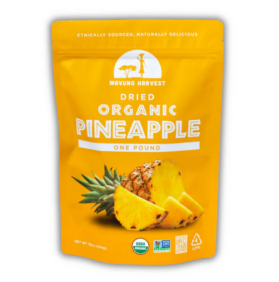 Mavuno Organic Dried Pineapple 1lb