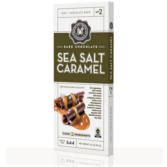 CCC Dark Sea Salt Caramel 3.5oz bar