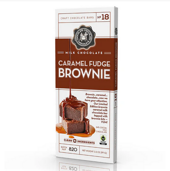 CCC Caramel Fudge Brownie 3.5oz bar