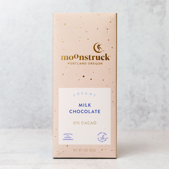 Moonstruck Creamy Milk Chocolate Bar 3oz