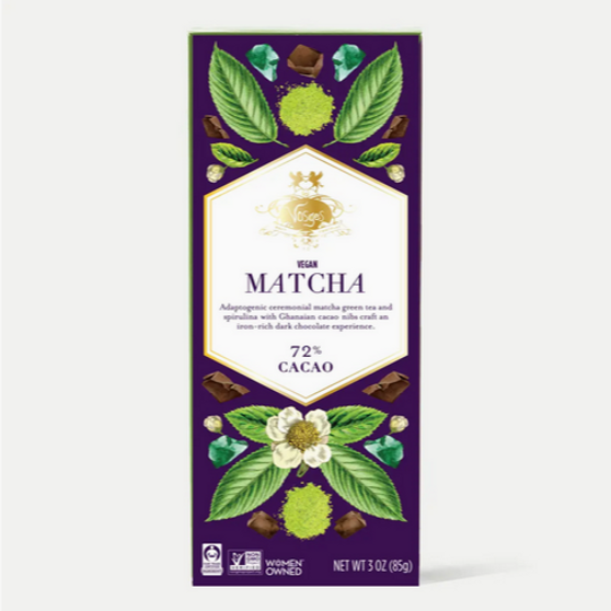 Vosges Dark Chocolate Bar Matcha Green Tea 3oz