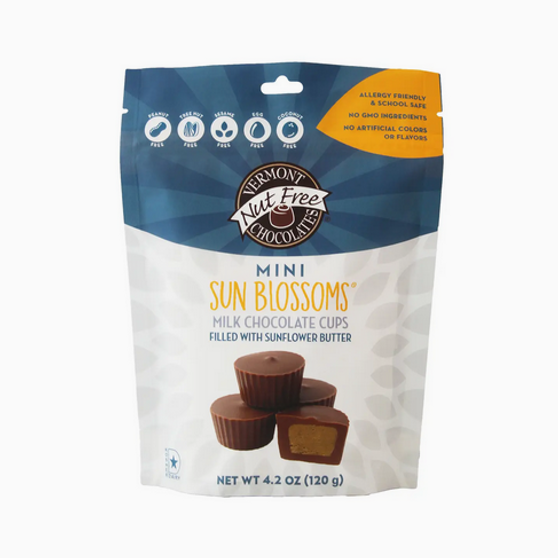 Vermont Nut Free Mini Sun Blossoms Milk 4.2oz bag