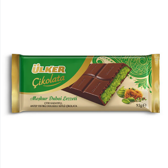Ulker Dubai Chocolate Bar 93g (3.28oz)