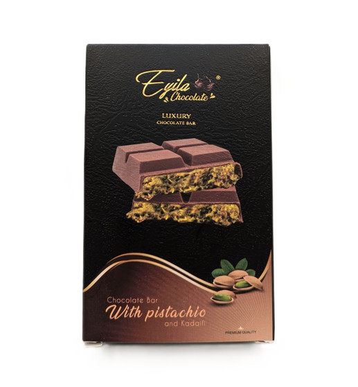 Eyila Dubai Chocolate Bar Pistachio 195g (6.8oz) SALE