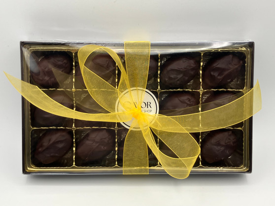 SAVOR Dark Choc Lemon Cream Truffles 15pc Gift Box 9.5oz
