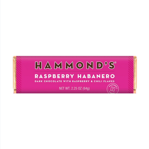Hammonds Raspberry Habanero Chocolate Bar 2.25oz