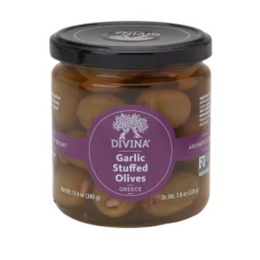 Divina Garlic Stuffed Olives 13.4oz