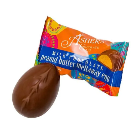 Asher’s Milk Chocolate Peanut Butter Egg 1.16oz each