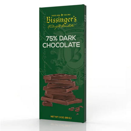 Bissinger's 75% Dark Chocolate Bar 3oz