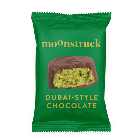 Moonstruck Dubai Style Chocolate Wrapped Piece