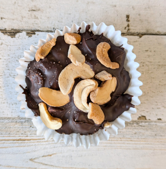 CASE - Handmade Chocolate Salted Cashew Cup each