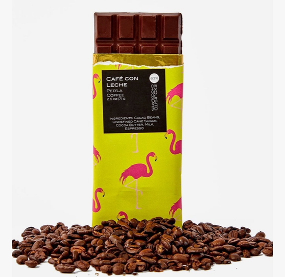 Exquisito 63% Cafe Con Leche, Milk Chocolate & Coffee Bar 2.5oz