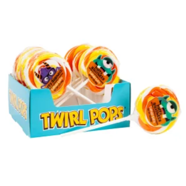 Twirl Pops Halloween Lollipop 1oz each