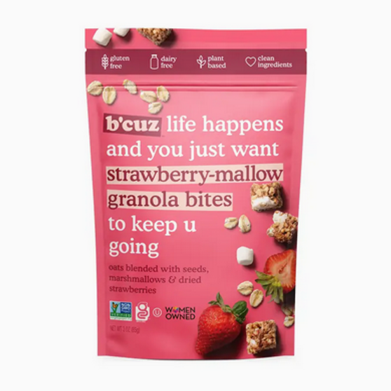 Bcuz Strawberry Mallow Bites 3oz